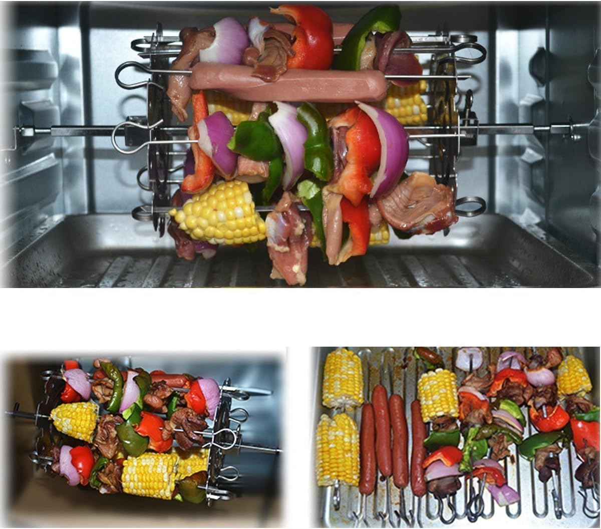 Dual Compartment 24L French Door Air Fryer Oven - Buchymix UK