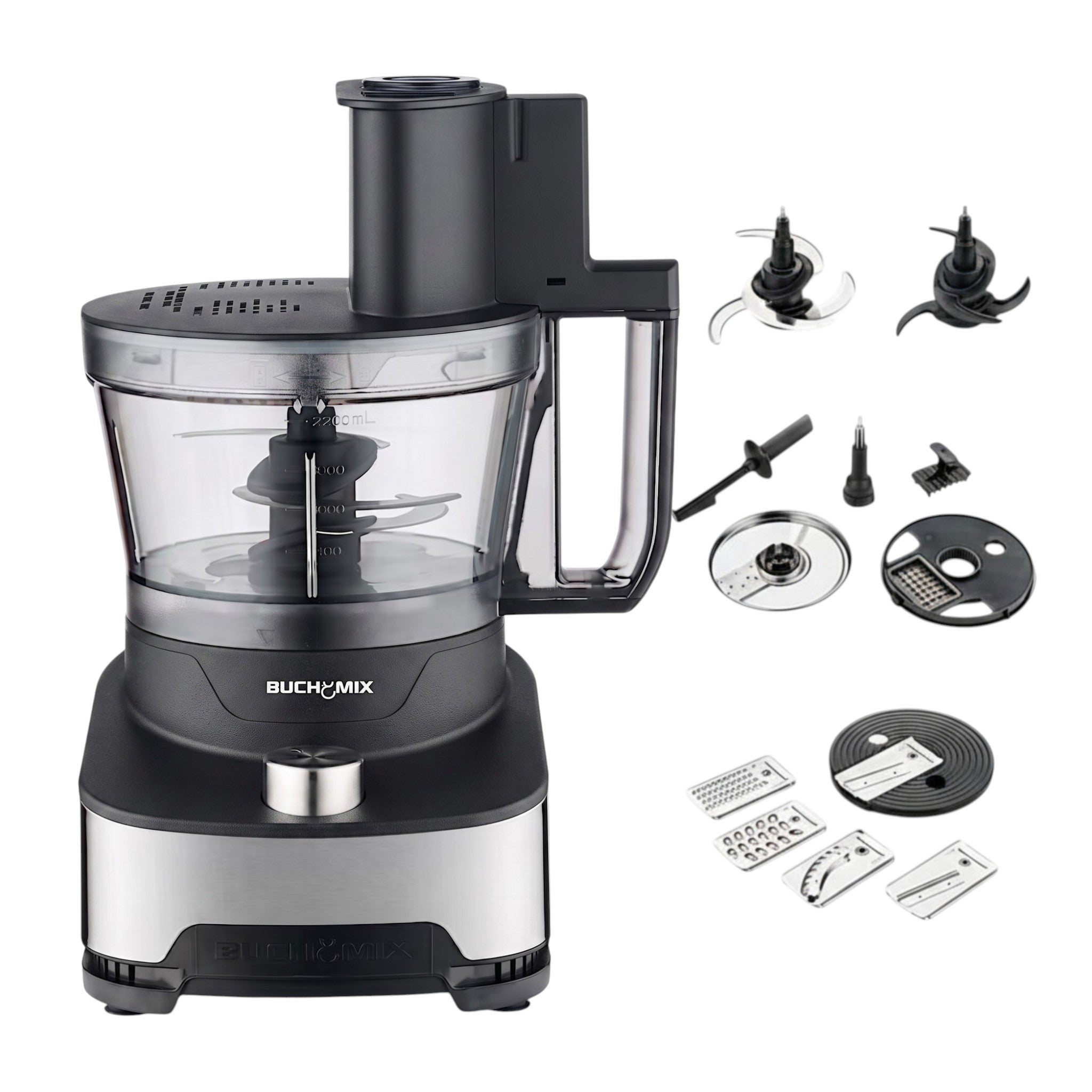 Large Capacity Multifunction Pro Food Processor With Unbreakable Bowl