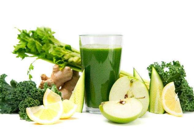 Celery Apple Kale Cucumber Lemon Juice