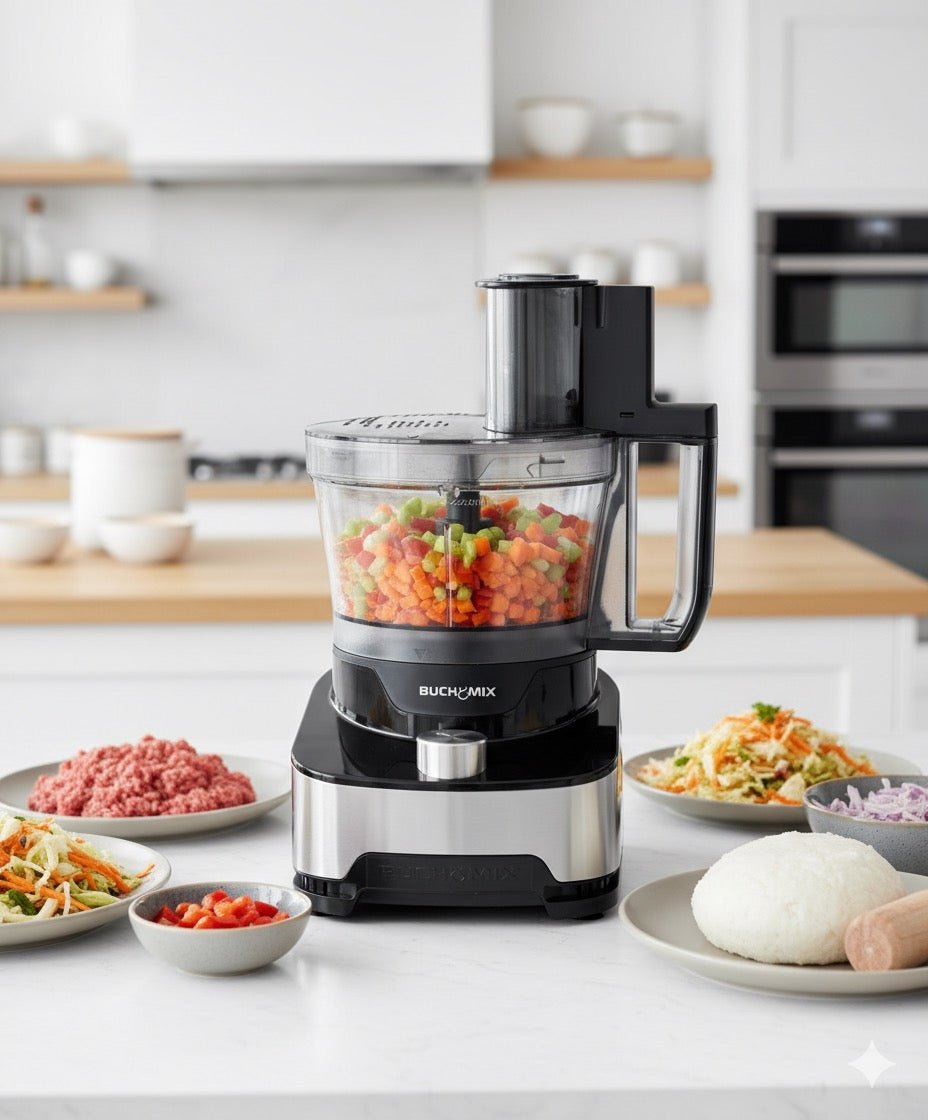 14 Cup All in 1 Pro Food Pocessor With Unbreakable BPA Free Bowl - 2025 UPGRADE - Buchymix UK