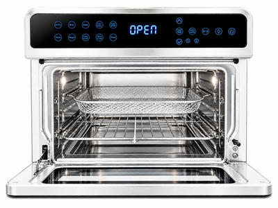All in One Air fryer Oven with  Stainless Steel Interior & Accessories