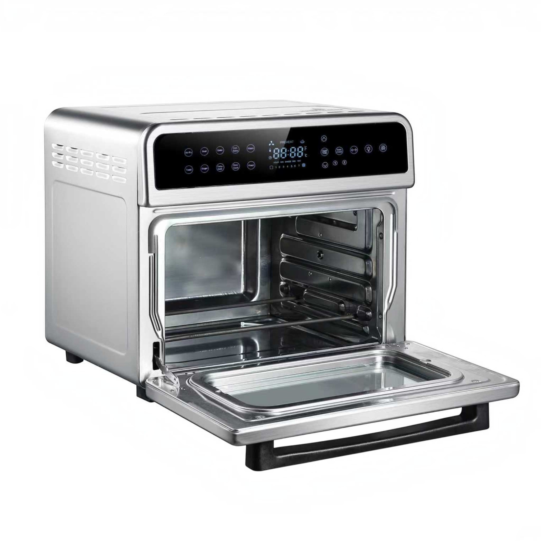 All in One Air fryer Oven with  Stainless Steel Interior & Accessories
