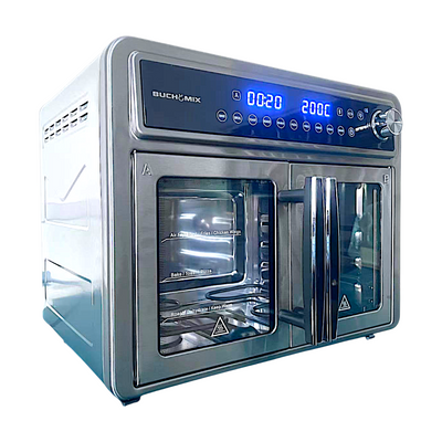 All Round Stainless Steel Dual Compartment XL French Door Air Fryer Oven Toaster 30quarts