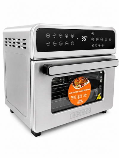 All in One Air fryer Oven with  Stainless Steel Interior & Accessories