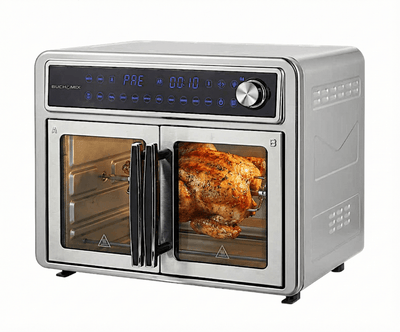 All Round Stainless Steel Dual Compartment XL French Door Air Fryer Oven Toaster 30quarts