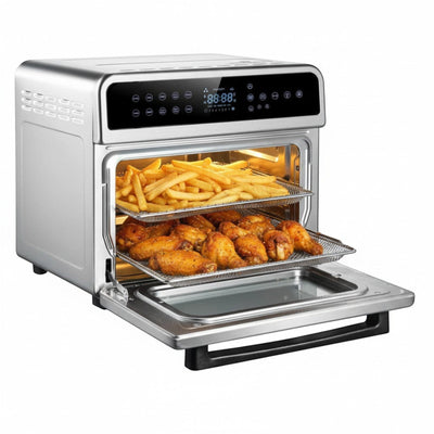 All in One Air fryer Oven with  Stainless Steel Interior & Accessories