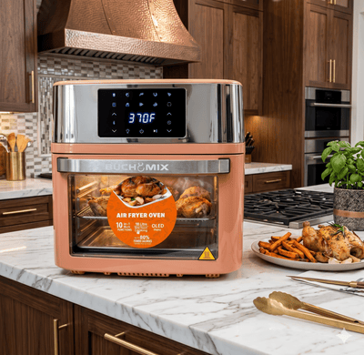 Multifunction Smart Air Fryer with Stainless Steel - Interior and Accessories