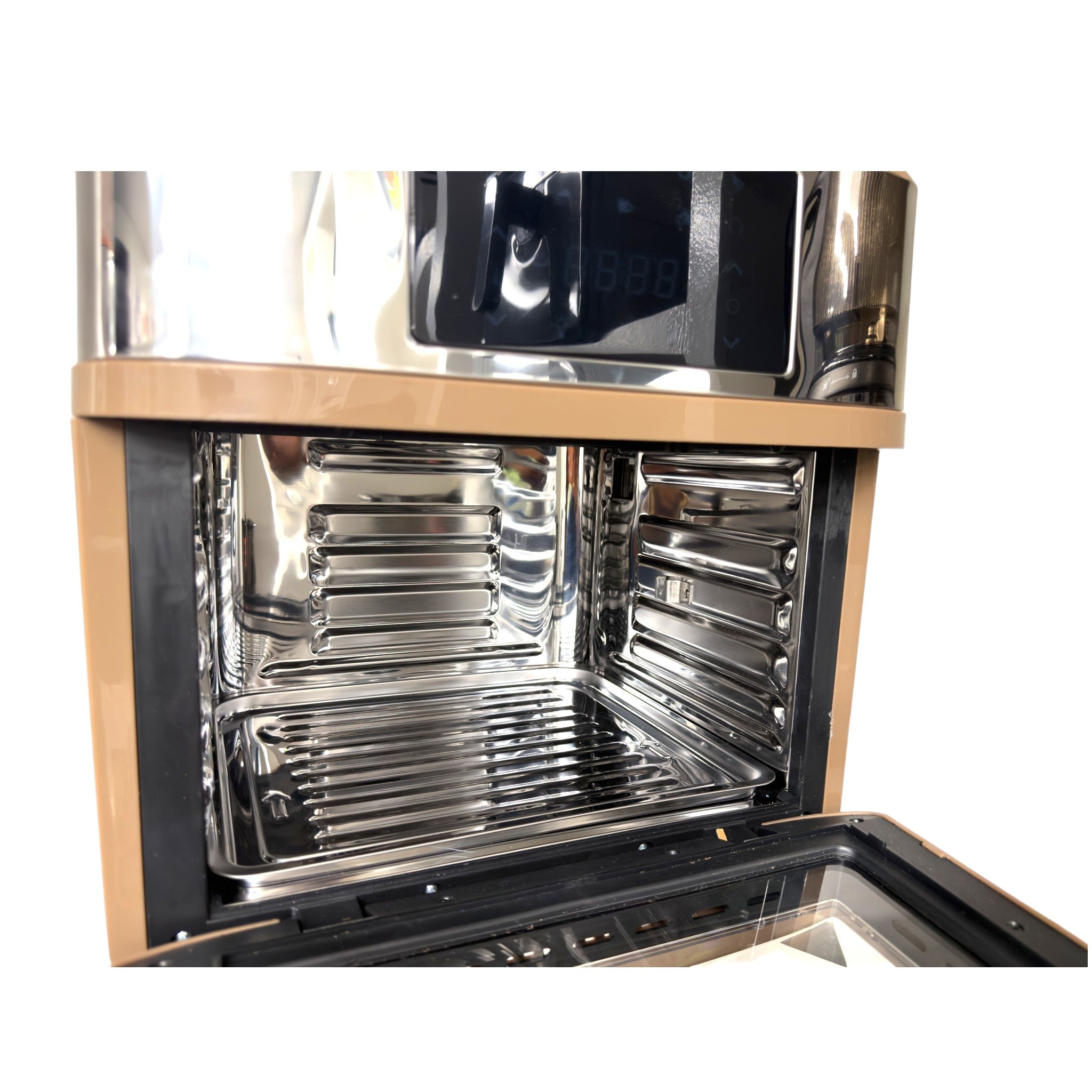 Multifunction Smart Air Fryer with Stainless Steel - Interior and Accessories