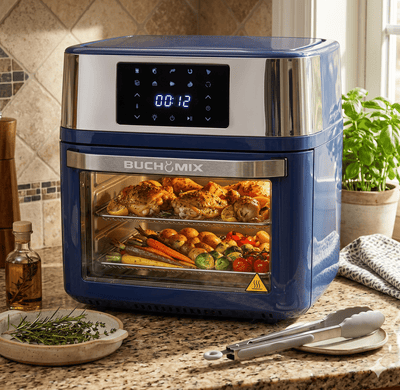 Multifunction Smart Air Fryer with Stainless Steel - Interior and Accessories