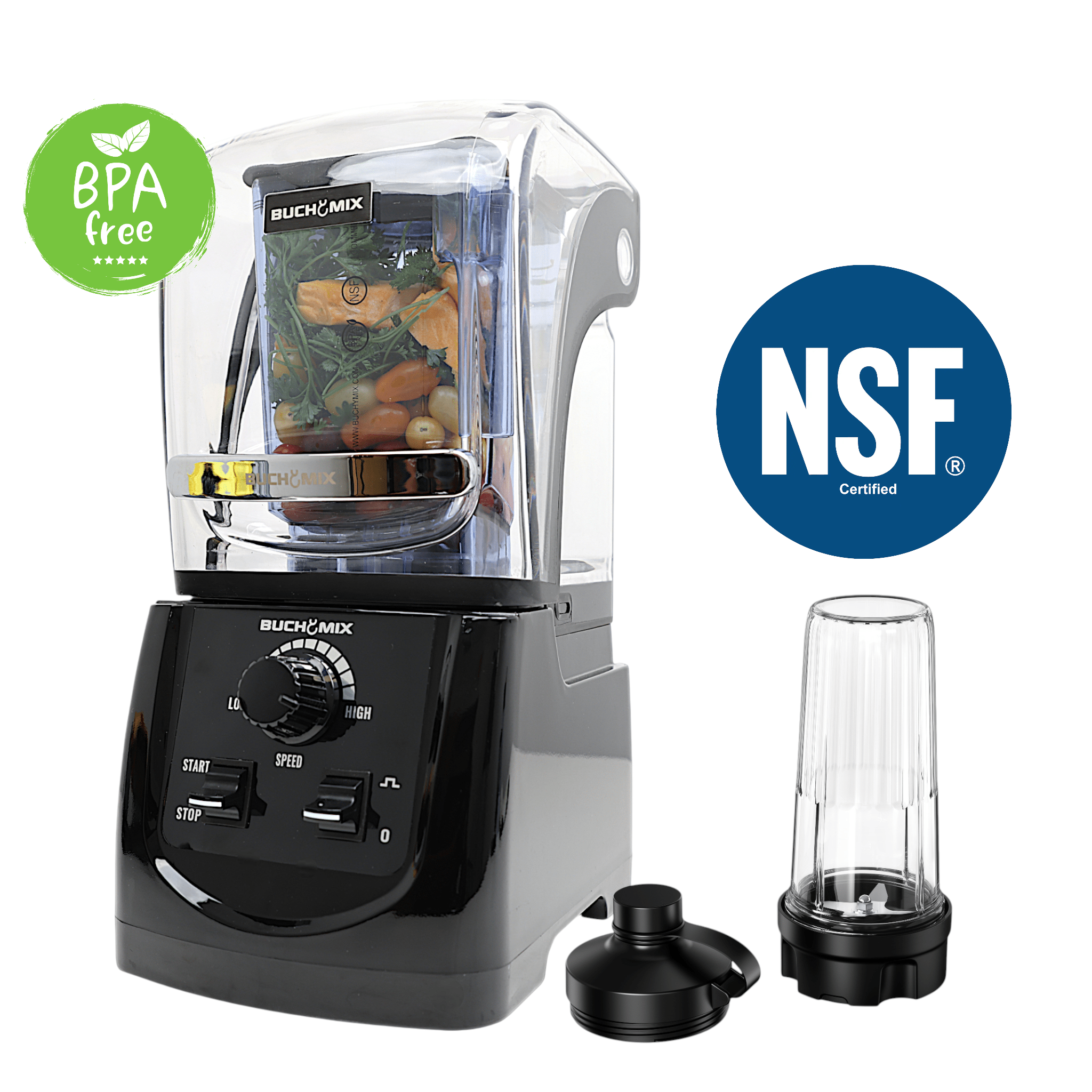Ultra Heavy Duty Soundproof Blender With Manual Control - BX210 - Buchymix UK